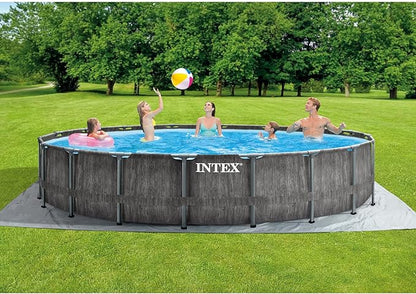 Intex Prism Frame Greywood Pool Set 5.49m