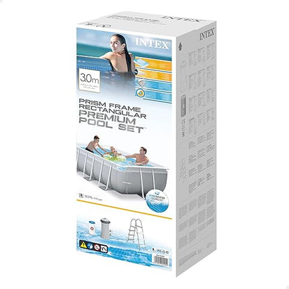 Intex Prism Frame Rect Pool Set 3.0x1.75x0.80m