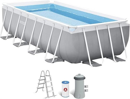 Intex Prism Frame Rect Pool Set 4.0x2.0x1.0m