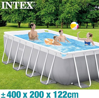 Intex Prism Frame Rect Pool Set 4.0x2.0x1.22m