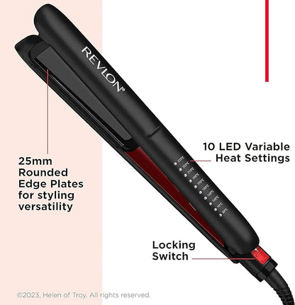 Revlon SmoothStay Straightener 25mm Ceramic Coconut Oil