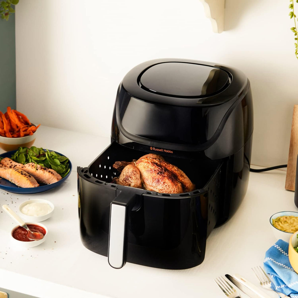 Russell Hobbs Satisfry Air Fryer 8L 1800W Digital 10 Functions
