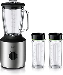 Braun Blender Silent Power 800W 1.5L Smoothie2Go