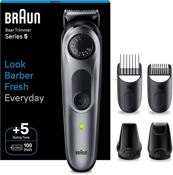 Braun Beard Trimmer BT5 Waterproof 40 Length