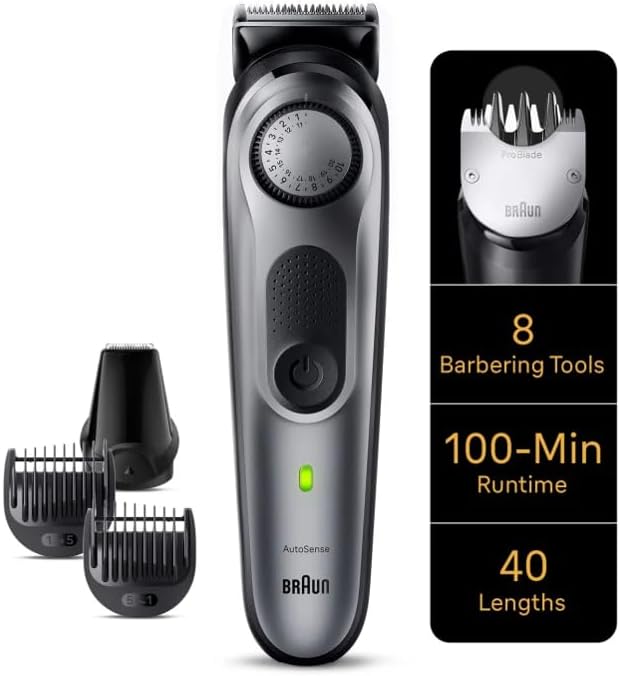 Braun Beard Trimmer BT7 Waterproof 40 Length