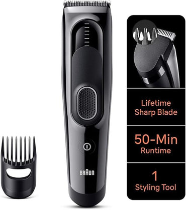 Braun Hair Clipper HC5 9 Lengths Washable