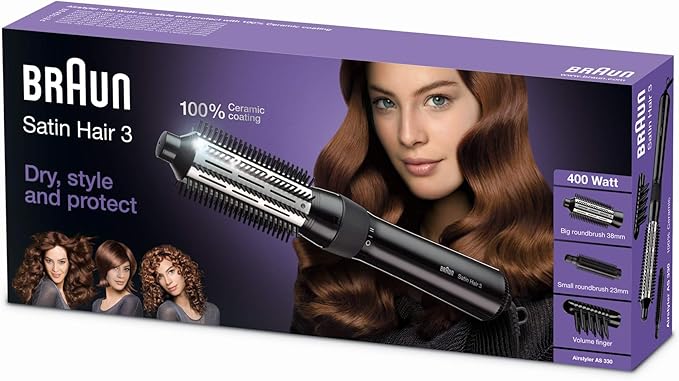 Braun Hair Styler 3 Attachments Volume