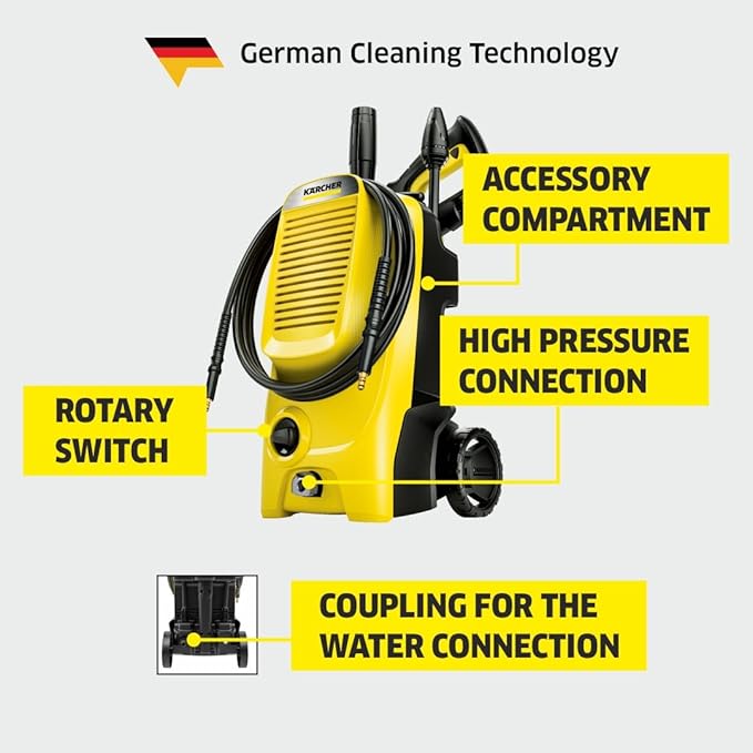 Karcher Pressure Washer K 5 Classic 145 Bar Water Cooled