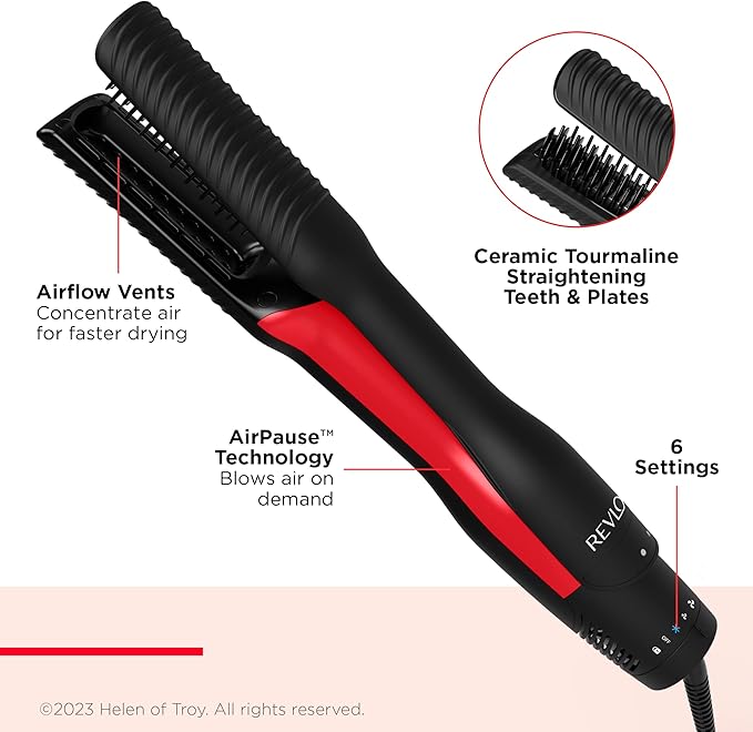 Revlon One Step Air Straight Dryer Straightener 2-in-1