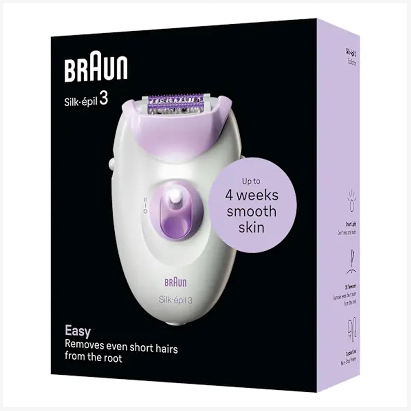 Braun Silk-épil 3 Epilator 20-Tweezer Corded