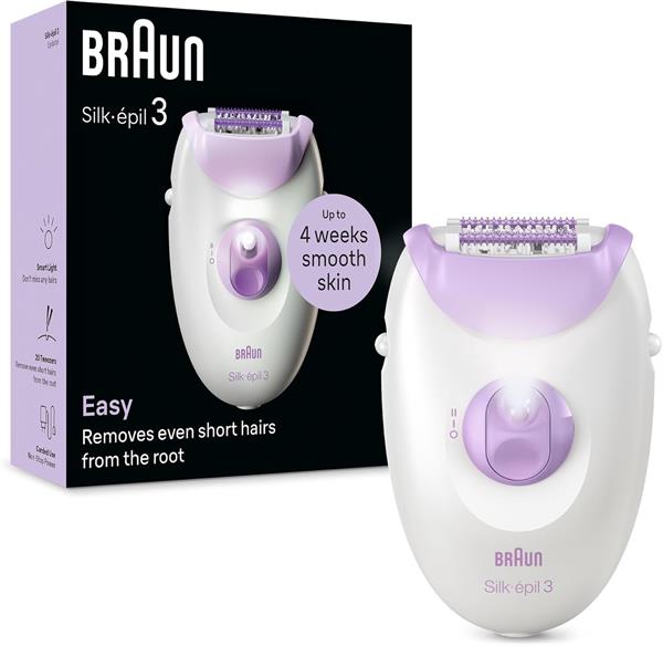 Braun Silk-épil 3 Epilator 20-Tweezer Corded