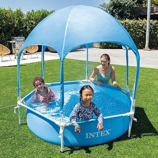 Intex Metal Frame Pool 1.83m with Canopy (No Filter)