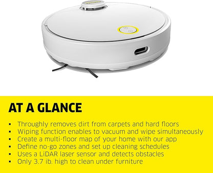 Karcher Robot Vacuum Cleaner RCV 3 2500Pa Mopping