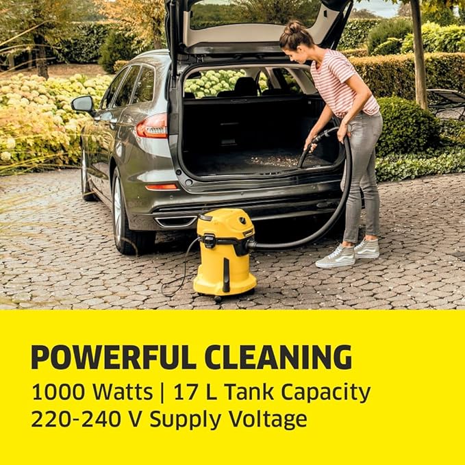 Karcher Wet & Dry Vacuum WD 3 17L SS 1000W