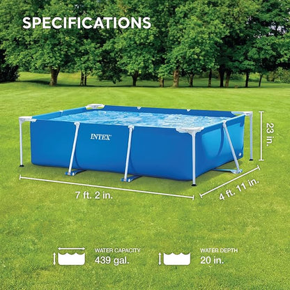 Intex Rectangular Frame Pool 2.2x1.5x0.6m (No Filter)