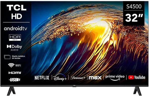 TCL 32 Inch HD Smart Android TV S4500A