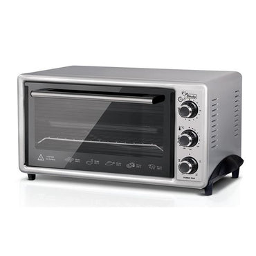 Luxell Electric Oven 50L Black Rotisserie Fan