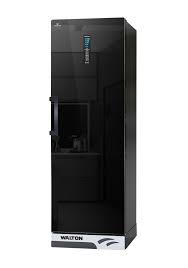 Walton Single-Chamber Freezer 334L Defrost Inverter Black Glass