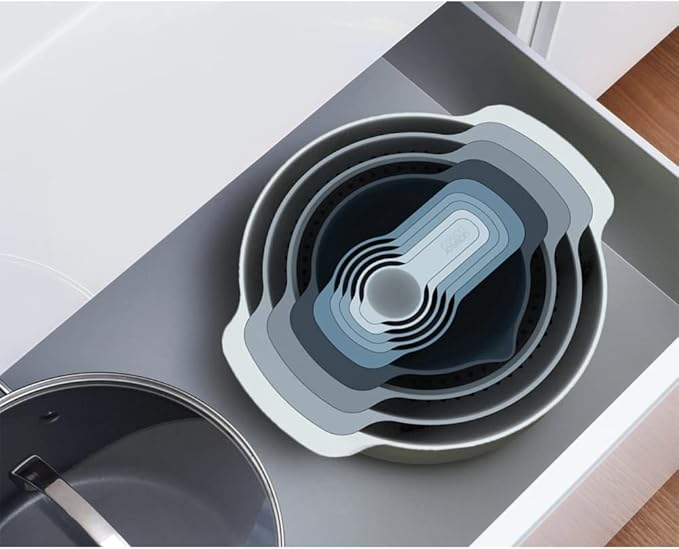 Joseph Joseph Edition Nest Prep Set 9PC Mixing Bowls Sky