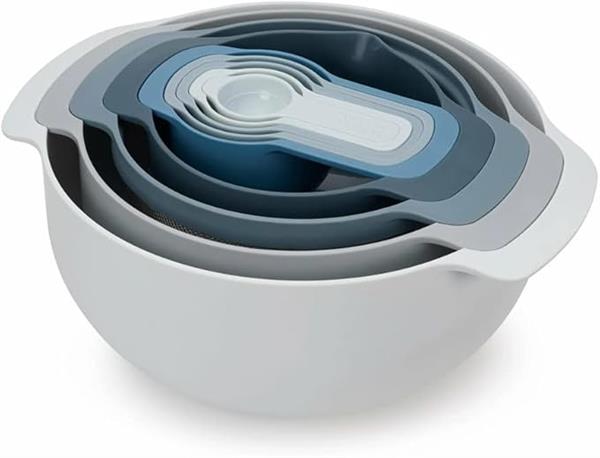 Joseph Joseph Edition Nest Prep Set 9PC Mixing Bowls Sky