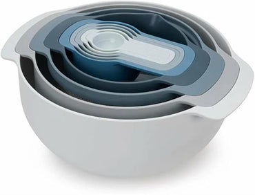 Joseph Joseph Edition Nest Prep Set 9PC Mixing Bowls Sky