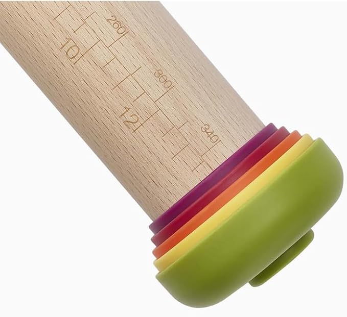 Joseph Joseph Precision Rolling Pin with Adjustable Rings