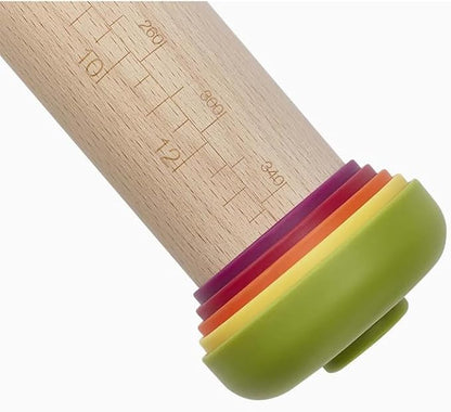 Joseph Joseph Precision Rolling Pin with Adjustable Rings