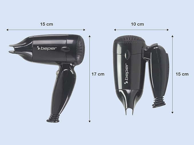 Beper Travel Hair Dryer Compact