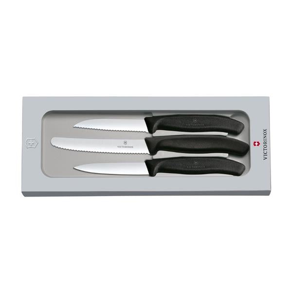 Victorinox Paring Knife Set 3PC Black