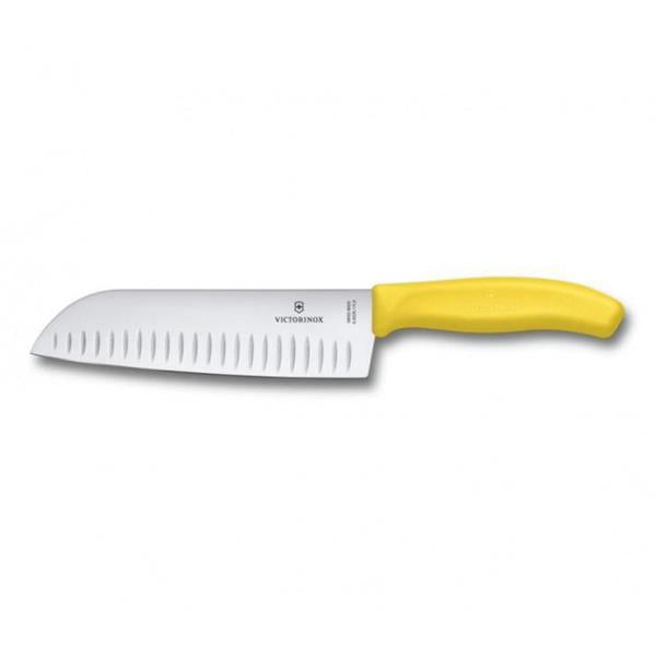 Victorinox Santoku Knife Fluted Yellow