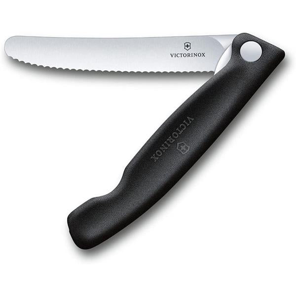 Victorinox Folding Paring Knife Wavy Black