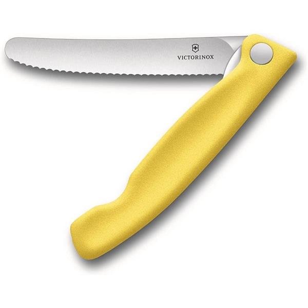 Victorinox Folding Paring Knife Wavy Yellow