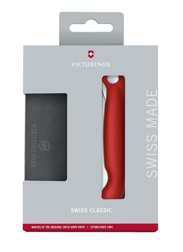 Victorinox Cutting Board & Paring Knife Set Red