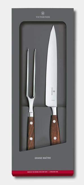 Victorinox Gourmet Carving Set 2PC Wood Handle