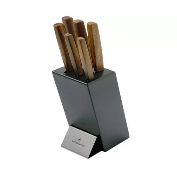 Victorinox Knife Block Set 6PC Wood