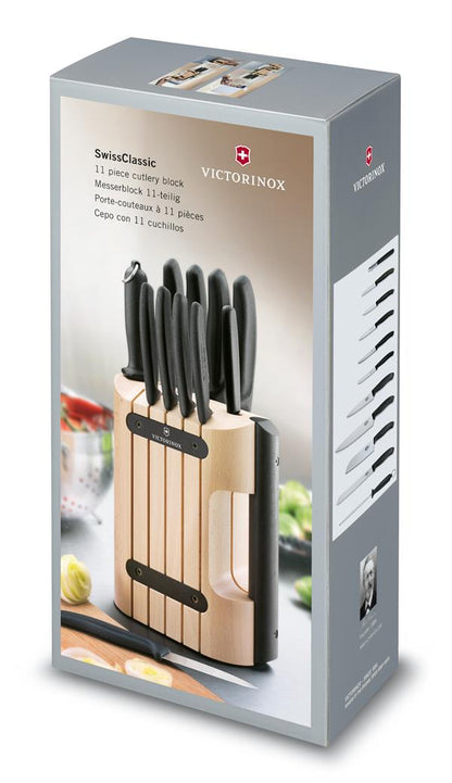Victorinox Knife Block Set 11PC Black