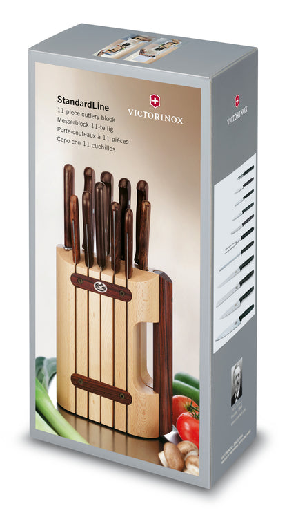 Victorinox Knife Block Set 11PC Wood