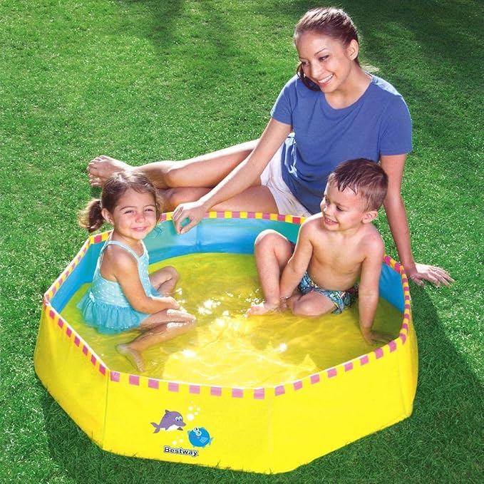 Bestway Kids Beach Play Pool Round Yellow 117L
