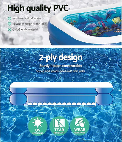 Bestway 3D Undersea Adventure Pool 778L with Goggles