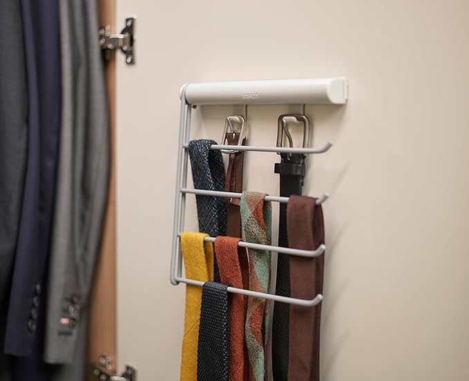 Joseph Joseph Orderly Hanging Rail 4-Rail for Ties Belts