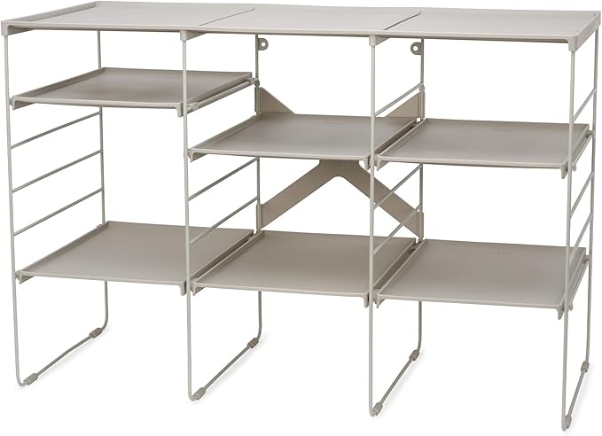 Joseph Joseph Level Adjustable Shoe Rack Organizer 12 Pairs