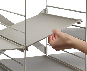 Joseph Joseph Level Adjustable Shoe Rack Organizer 12 Pairs