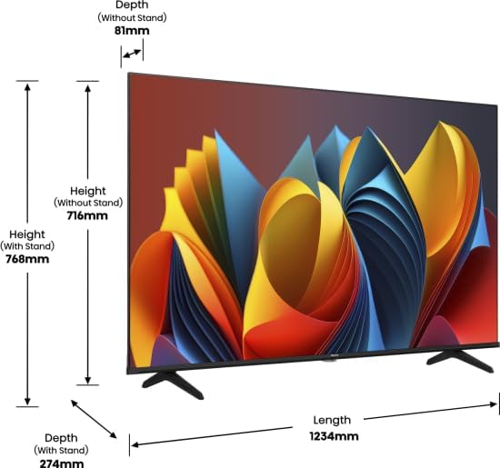 Hisense 55 Inch 4K QLED Smart TV VIDAA Dolby Atmos