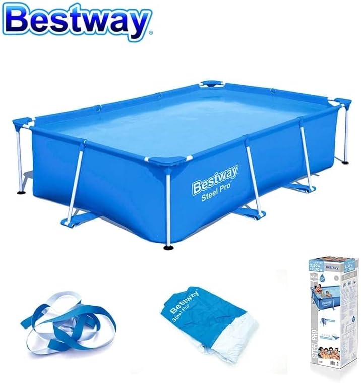 Bestway Steel Pro Rectangular Pool 2.59m 2300L