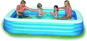 Intex Rectangular Family Inflatable Pool 262x175cm