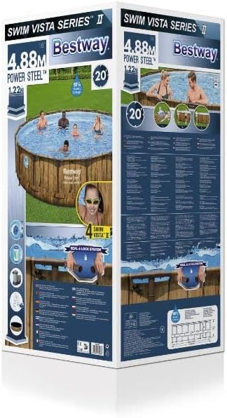 Bestway Power Steel Swim Vista II Round Pool