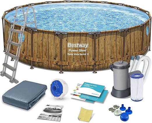 Bestway Power Steel Swim Vista II Round Pool