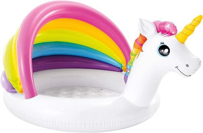 Intex Unicorn Inflatable Baby Pool with Sprayer