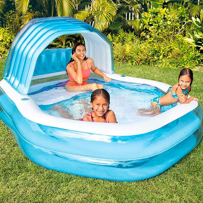 Intex Sunshade Family Inflatable Pool with Canopy