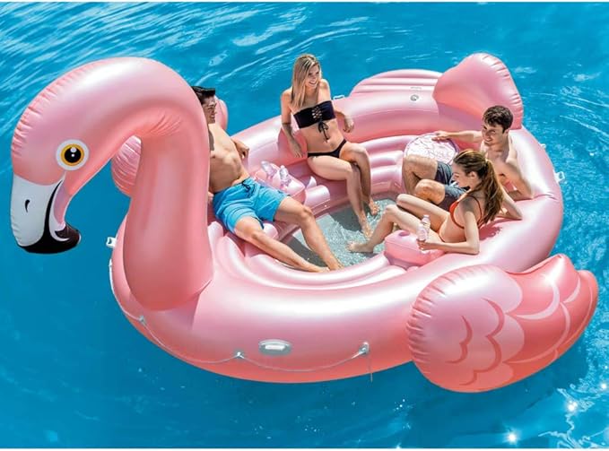 Intex Giant Flamingo Party Island Float 4-Person